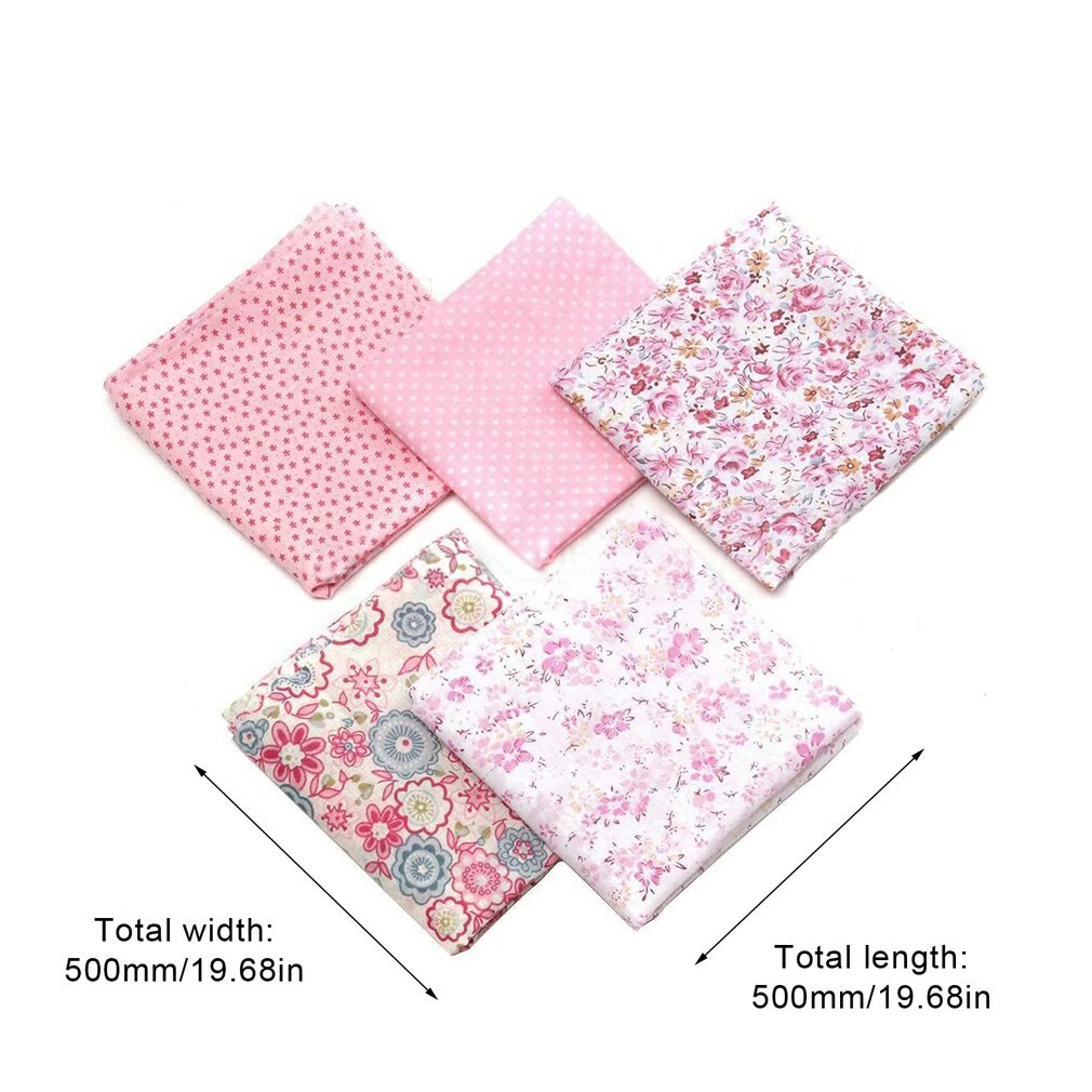 50X50 Cm Tissu Katoen Katoenen Stof Bedrukt Doek Naaien Quilten Stoffen Voor Patchwork Handwerken Diy Handgemaakte Accessoires