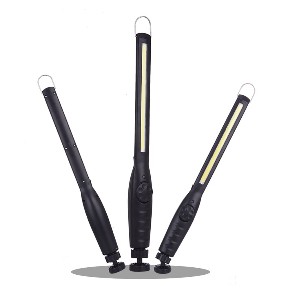 USB Charging COB Inspection Light LED Work Light Strip Portable with Battery Status Display