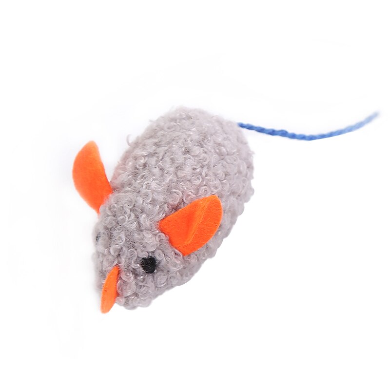 3 couleurs peluche chat jouet minuscule souris coton-rempli jouet mignon doux chats jouet chat fournitures produits pour animaux de compagnie fausse souris