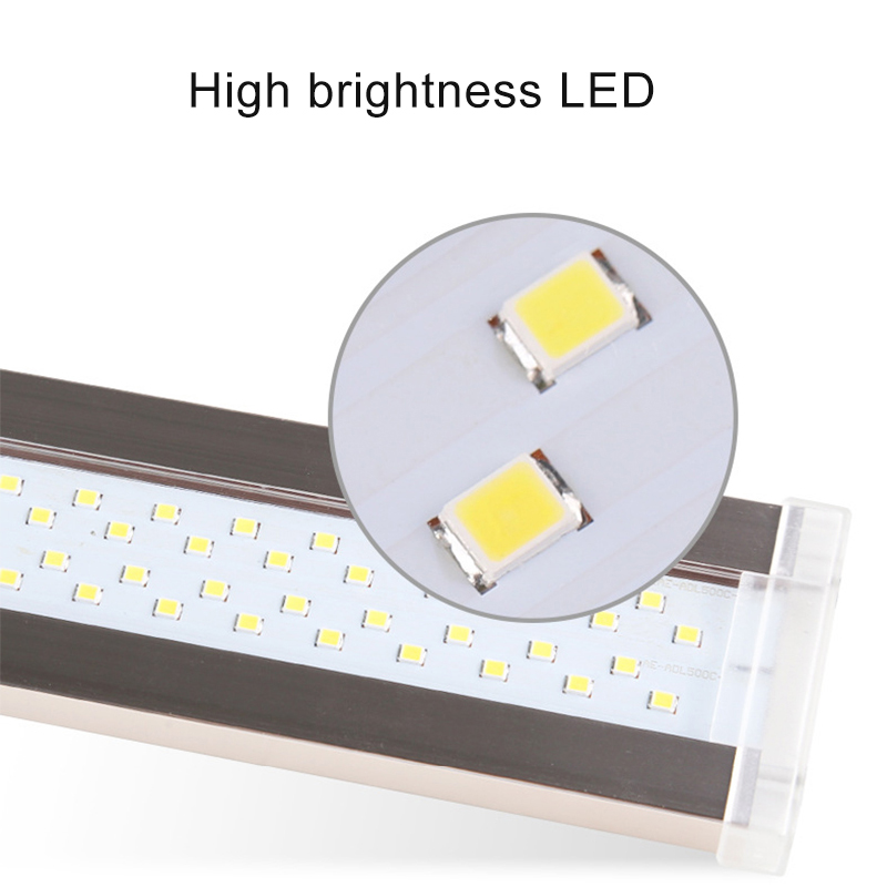 SUNSUN ADE-Lámpara de iluminación LED para acuario, dispositivo ultrafino para cultivo de plantas acuáticas, 5-24W, 220V