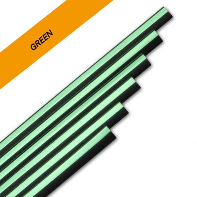 VVVIST voiture style moulures 20 cm intérieur ventilation Grille interrupteur jante garniture sortie Scratch garde protecteur voiture style bande: Green