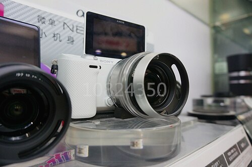 For SONY a5100 a5000 a6000 3 n NEX6 5 t r 16-50 40.5 mm lens hood For samsung NX200 NX100 NX1000 NX2000 NX1100