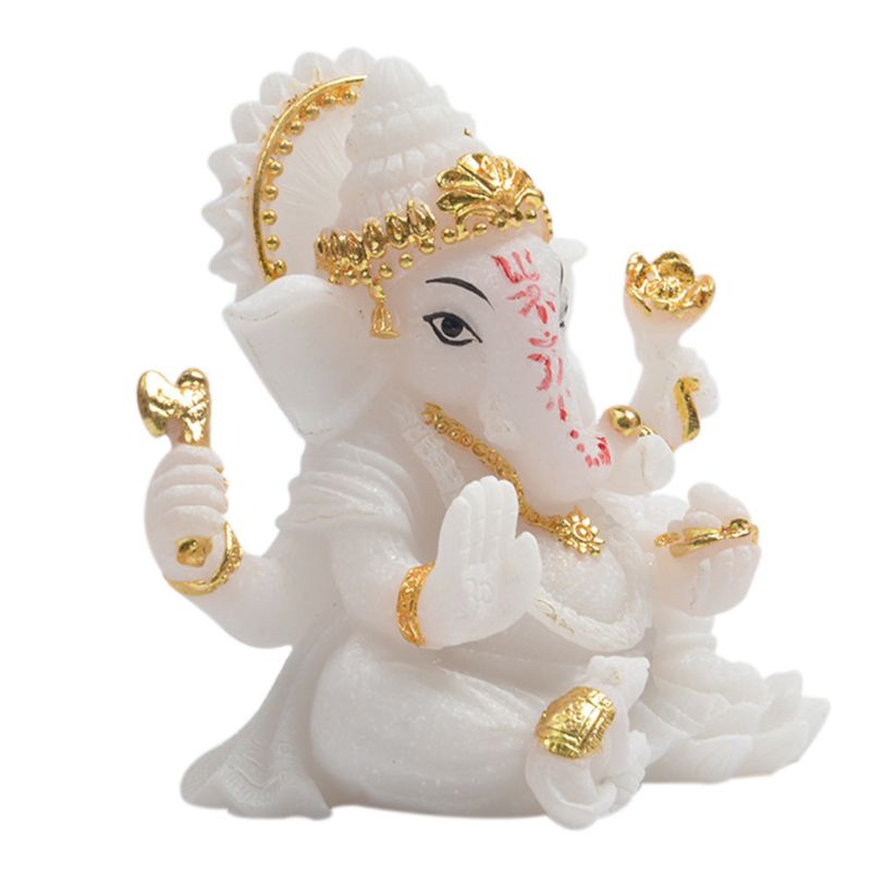 Ganesh Boeddha Godheid Olifant Hindoe Standbeeld Decor Hotel Kantoor Huishouden