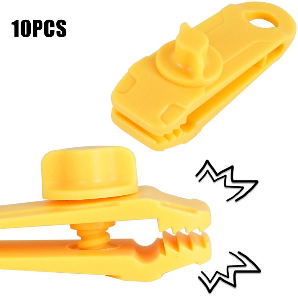 5/10 Pcs Heavy Duty Camping Tarp Clips Tent Awning Clamps with Thumb Screw Portable Tool B2Cshop: Navy