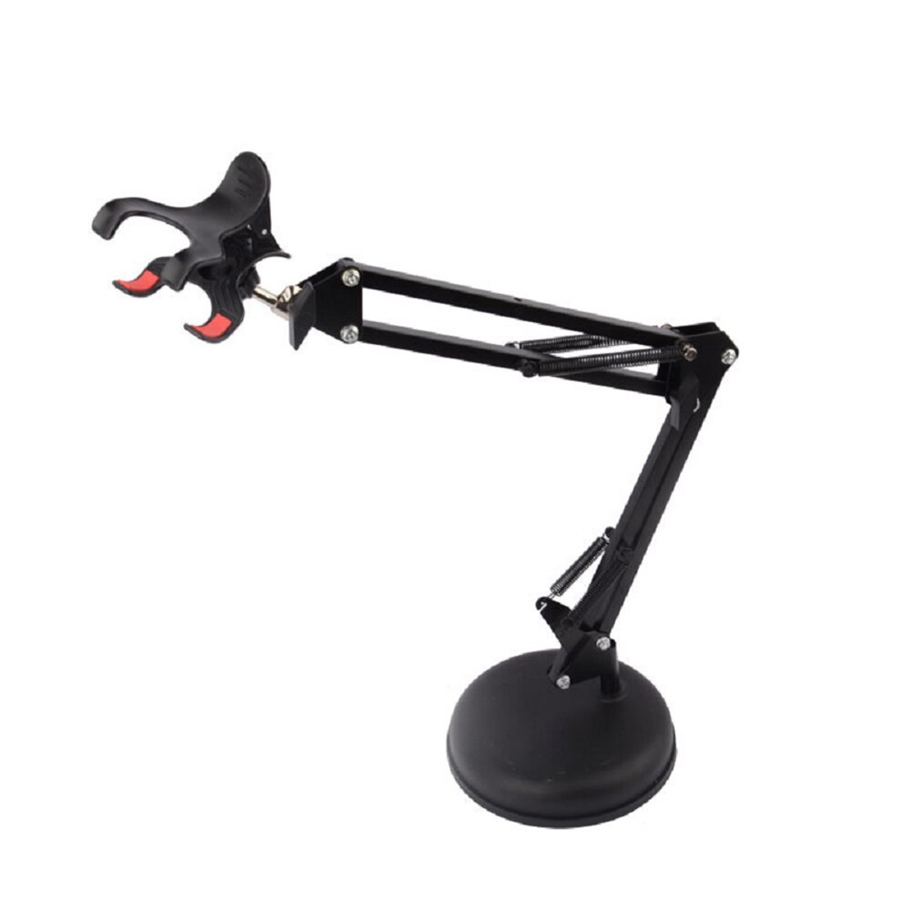 Webcam Beugel Universele Flexibele Mobiele Telefoon Houder Live-uitzending Vullen Licht Stand 22-Inch Scissor Arm Stand Met Schorsing: set B