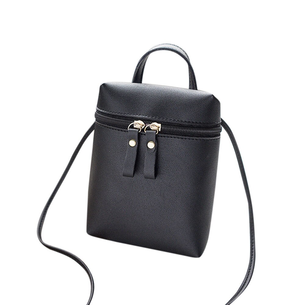 Aelicy @@Female Women Crossbody Bag Shoulder Bag Messenger Coin Phone Bag bolsa feminina Famous Brands: Black