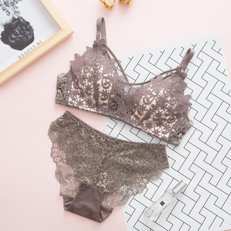 Adolescentes Filles Sous-Vêtements En Dentelle Soutien-Gorge Ensembles Enfants Lingerie Sous-Vêtements La Puberté Fille Sous-Vêtements Jeunes Filles Culotte Et soutien-gorge Ensemble 12-18T: 4 / 14