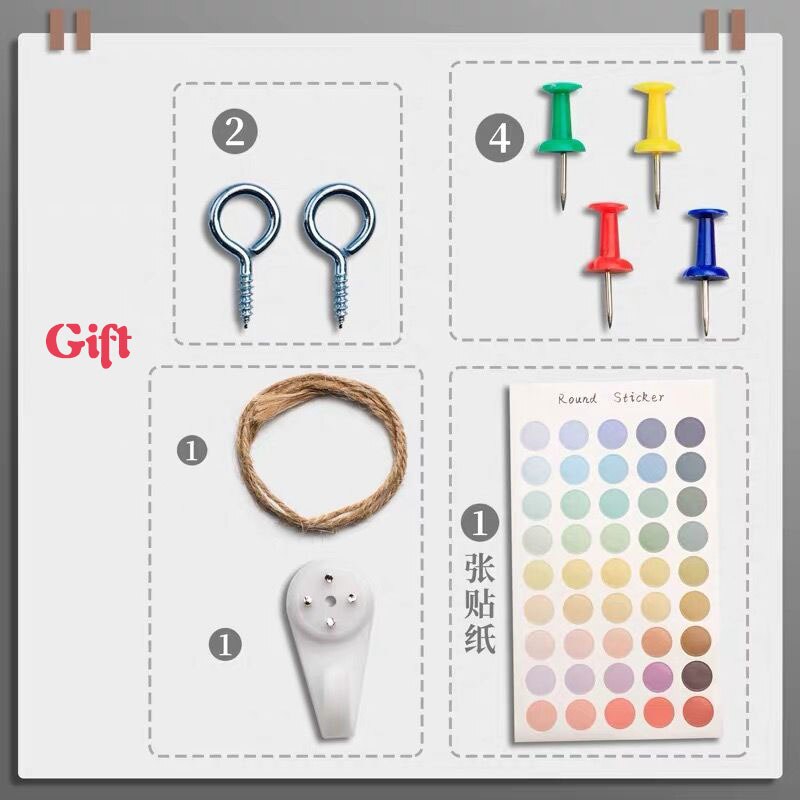 Student Flipchart Message Board Cork Board Message Wall Photo Wall Simple Family Background Note Board