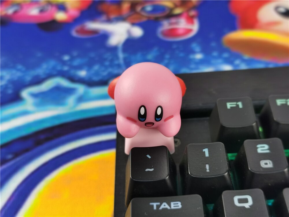 FAI DA TE Keycap 1 pcs Giochi e anime cap chiave PBT tastiera meccanica keycaps per tastiera meccanica R4 altezza Gruppo C: Kirby 5