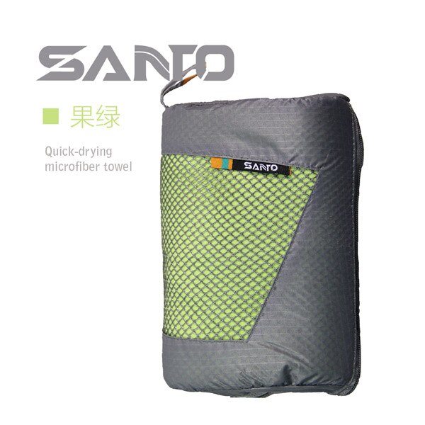 Santo Outdoor H-04 Quick-Dry Soft and Ultra-absorbent Versatile Travelling Towel One Piece 80x130cm: Light green