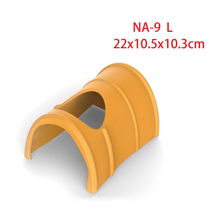 Reptile Hiding Cave Animal Pet Case Eggs Shell Decoration For Turtle Lizard Snake Frog Tortoise Hide Decor Accessories: NA-09