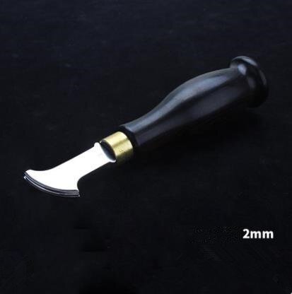 DIY leather tool Pressing line on Leather multi-functional DIY leather manual roller edge line marking edger: Army Green