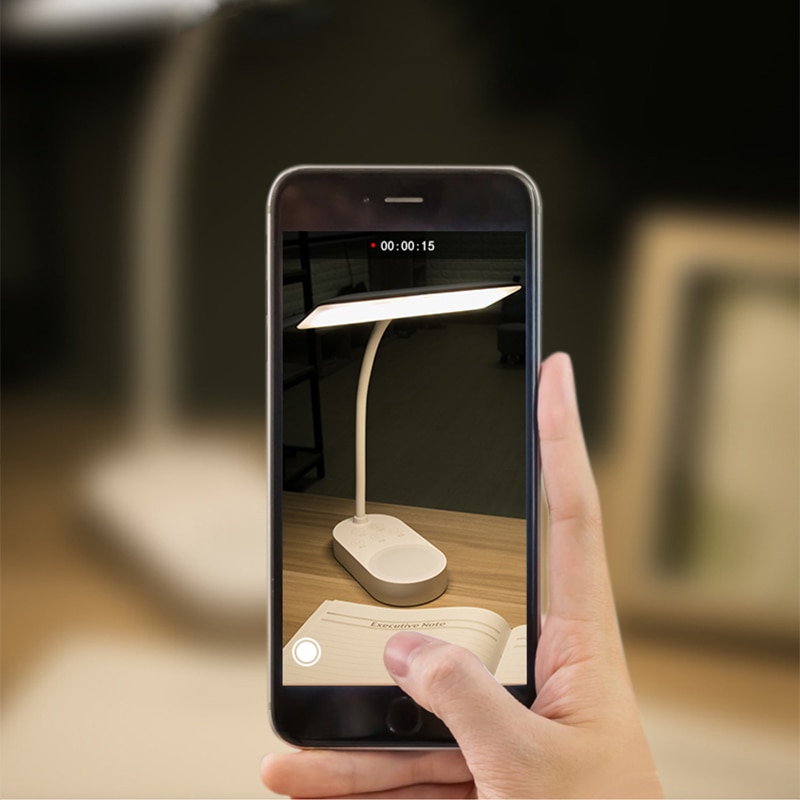 Innovative Dual Lamp USB Charging 5 Stops Cold/Warm Light Table Lamp Desk Table Light Led Desk Lamps Flexo Flexible Lamp