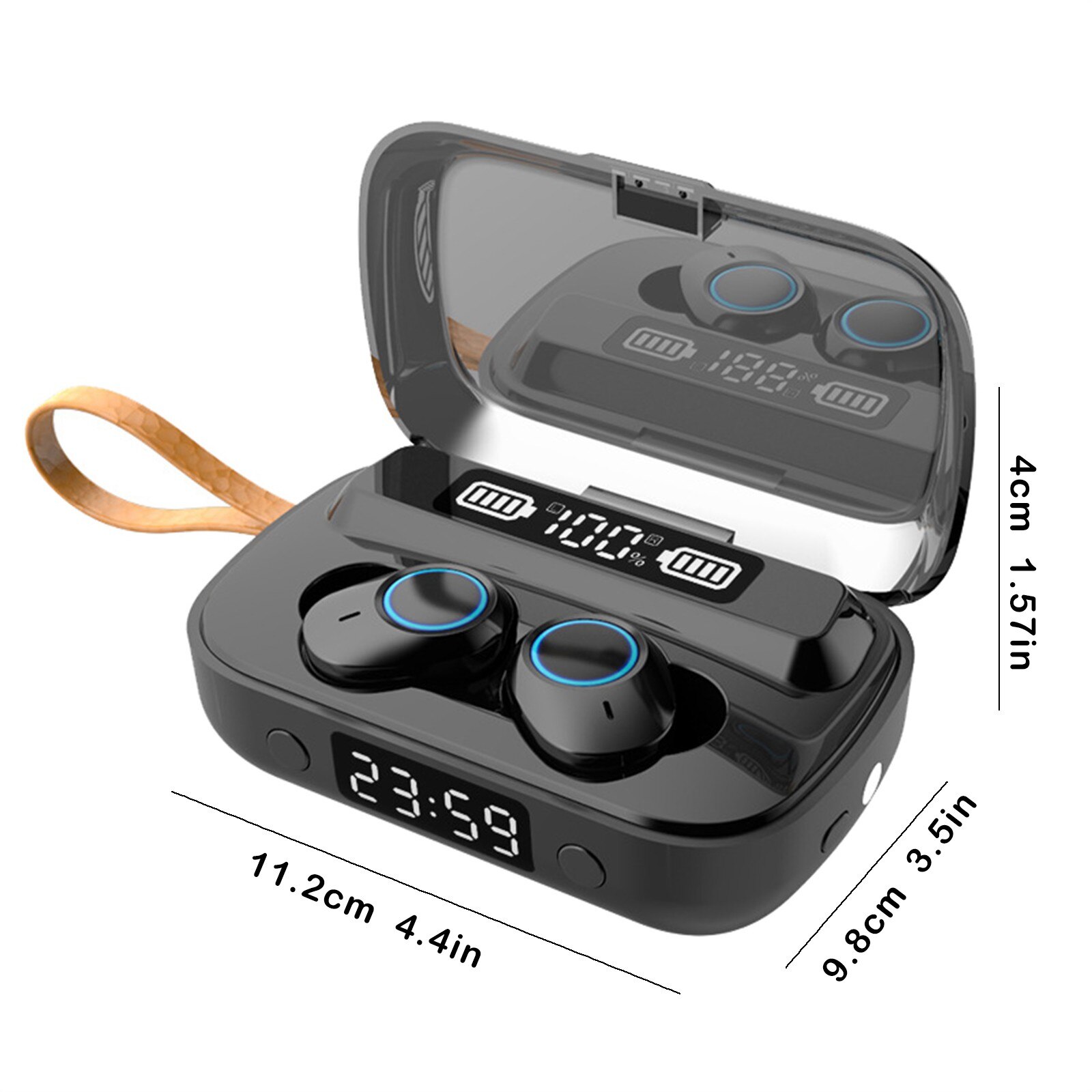 Schnelle lieferung  a13 bluetooth-binaural-stereo-digitaldisplay-sport-in-ear-headsets wasserdicht bluetooth