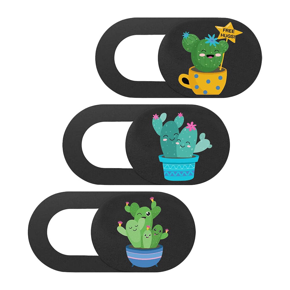 3Pcs Web Camera Cover Laptop Camera Cover Slide Computer Tablet Webcam Slider: Default Title