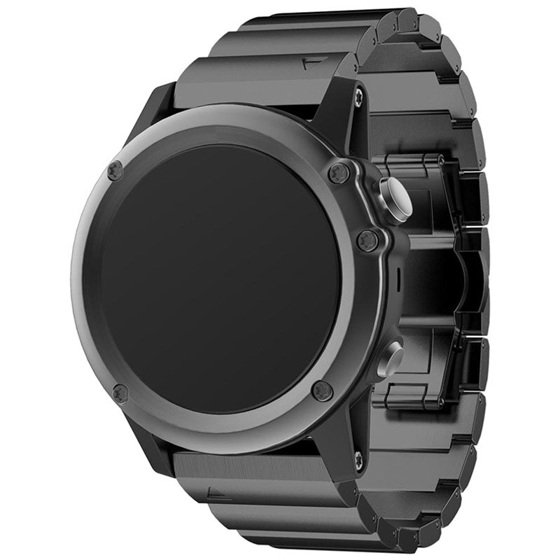 Metalen armband roestvrij staal horlogeband voor garmin fenix 3 /  uur: Default Title