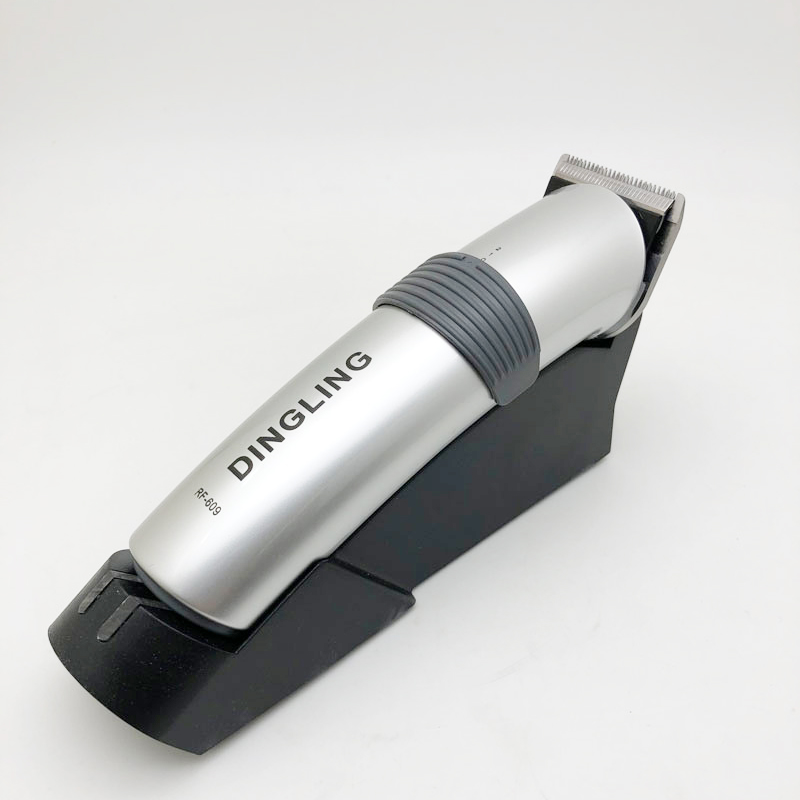 AIKIN Dingling RF-609 Rechargeable Hair Trimmer With Charging Stand 8 Hours Charging Time 220V 50Hz: Silver