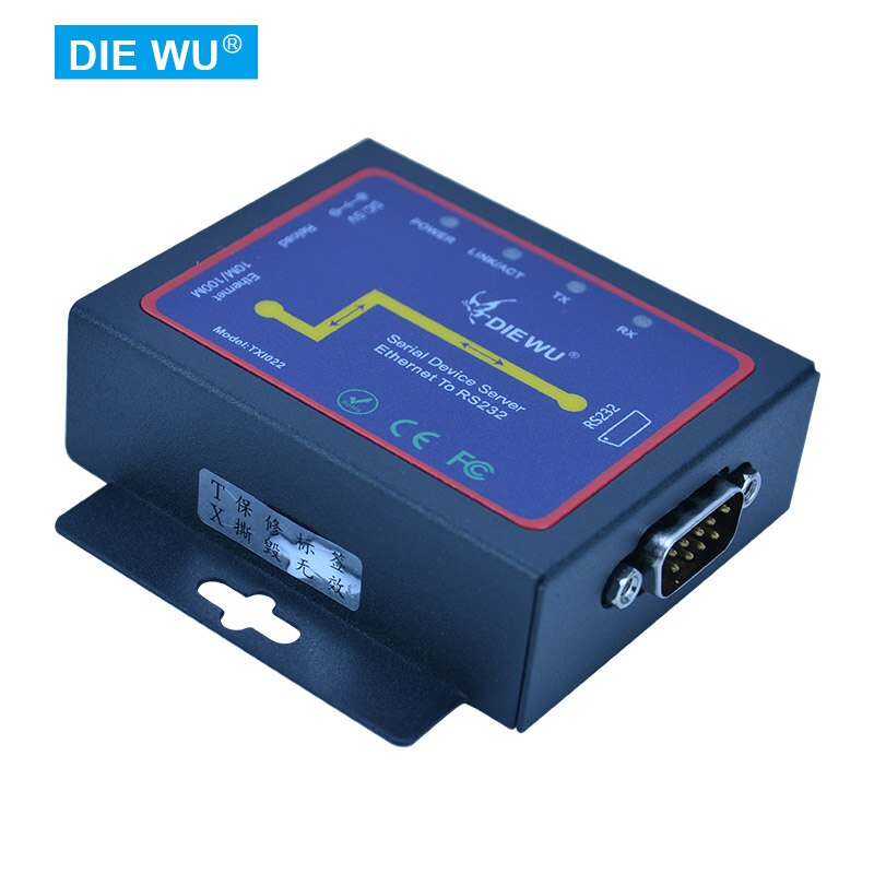 TXI022 Ethernet to RS232 Hub Device Server Converter dapter TCP/RTU/UDP Converter