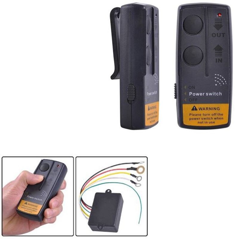 12V Wireless Winch Remote Control Kit Handset For Car ATV SUV UTV Universal