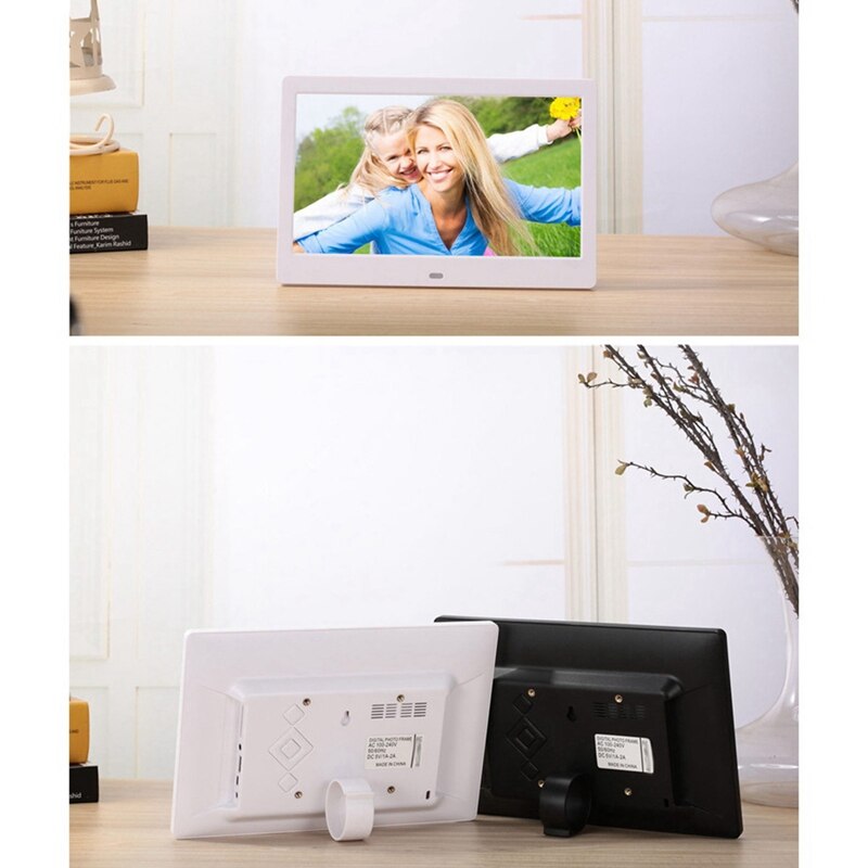 10.1Inch Digitale Fotolijst Hd 1024X600 Led Elektronische Fotolijst Muziek Movie Video Speler Functie