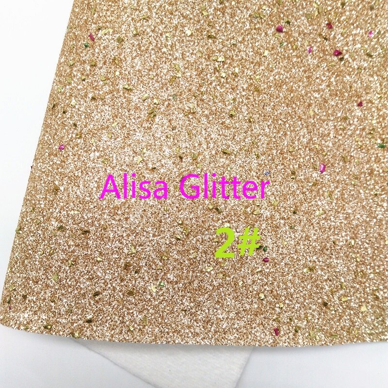 1 st  a4 storlek 21 x 29cm alisa glitter guld glittertyg, fjädertryckt glittertyg, orm konstläder för gör-det-själv  g215