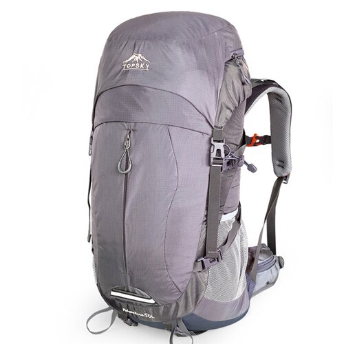 Backpack 40L Internal Frame Ultralight Waterproof Outdoor Mountaineering Hiking Traveling Climbing Camping with Rain Cover: 2021gray