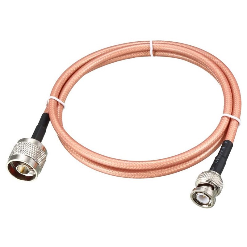 Cable Coaxial RF de baja pérdida, conector Coaxial RG-142 N macho a BNC macho: Naranja