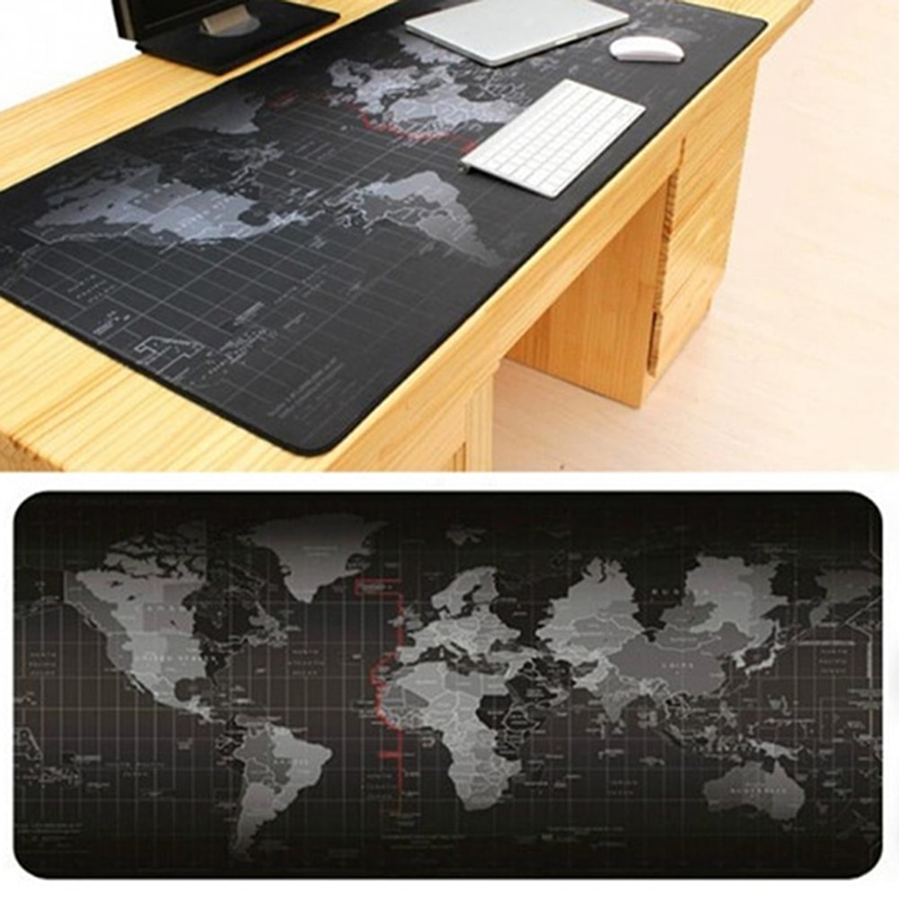 Gaming Mouse Pad RGB Large Mouse Pad Gamer Old World Map Notebook Computer Mousepad Mats Office Desk Resting Surface Mat Game