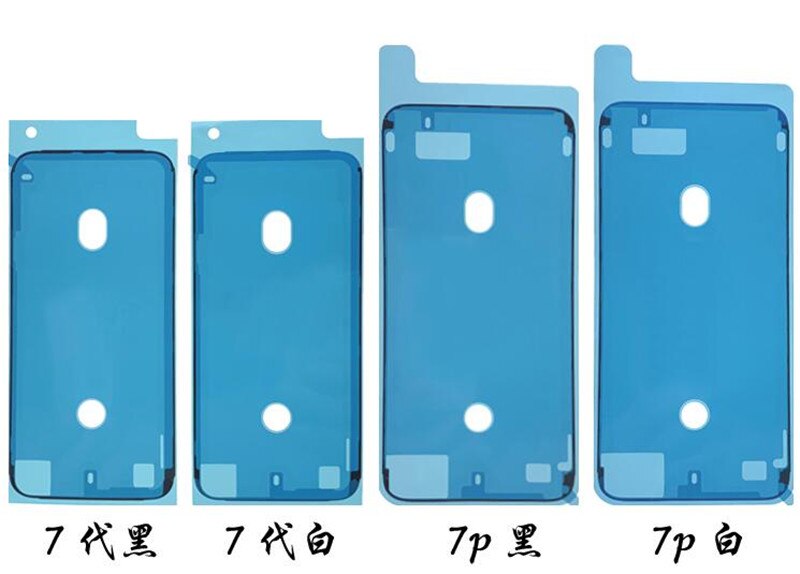 10 st/lot original vattentät klistermärke för iphone x xs xr xs max lcd-skärmtejp 3m självhäftande lim reparationsdelar
