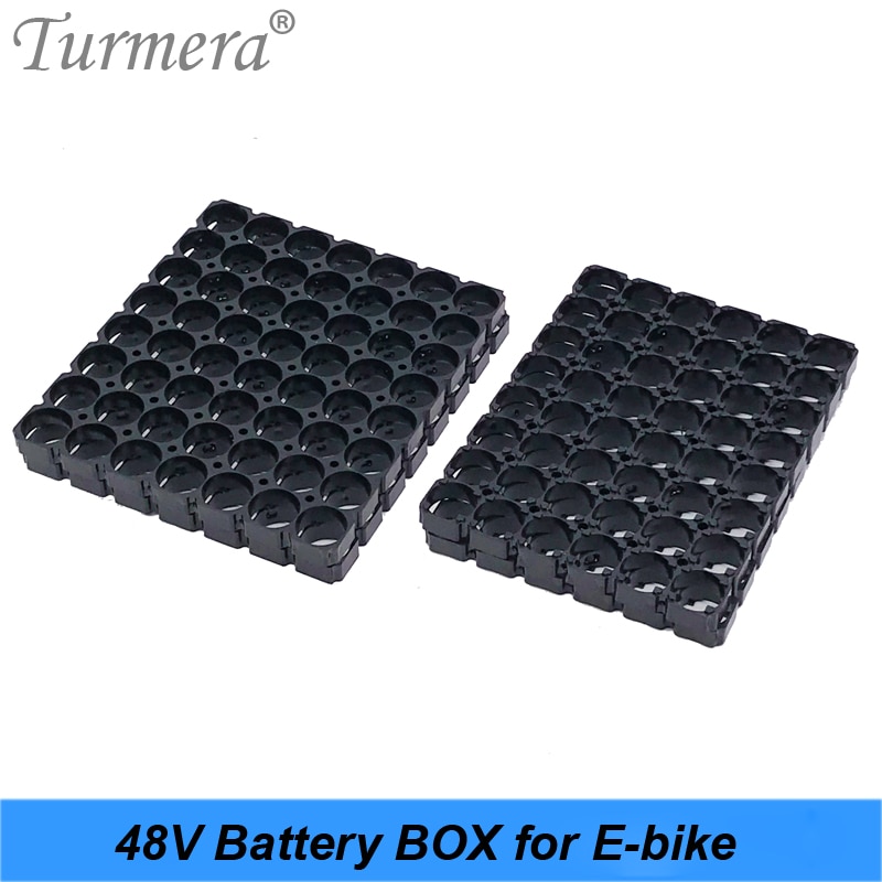 Turmera 13S8P 48V E-bike Lithium Battery Case For 18650 Battery Pack Include Holder and Strip Nickel Offer Place 104 pieces Cell
