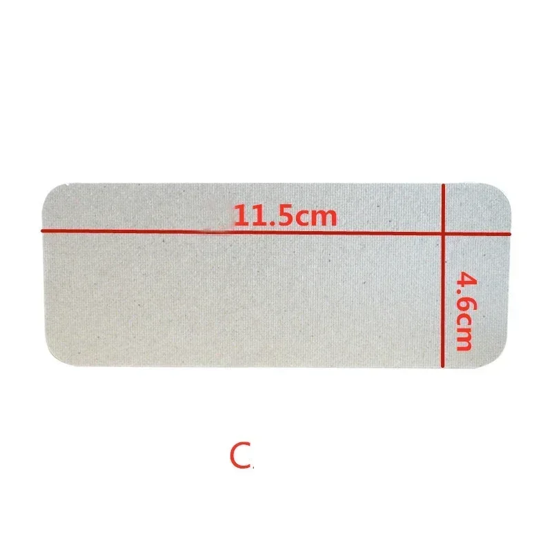 Hojas de placas de mica para horno microondas, hoja de mica, guía de ondas, cubierta de guía de ondas, placas, piezas de electrodomésticos: Rojo