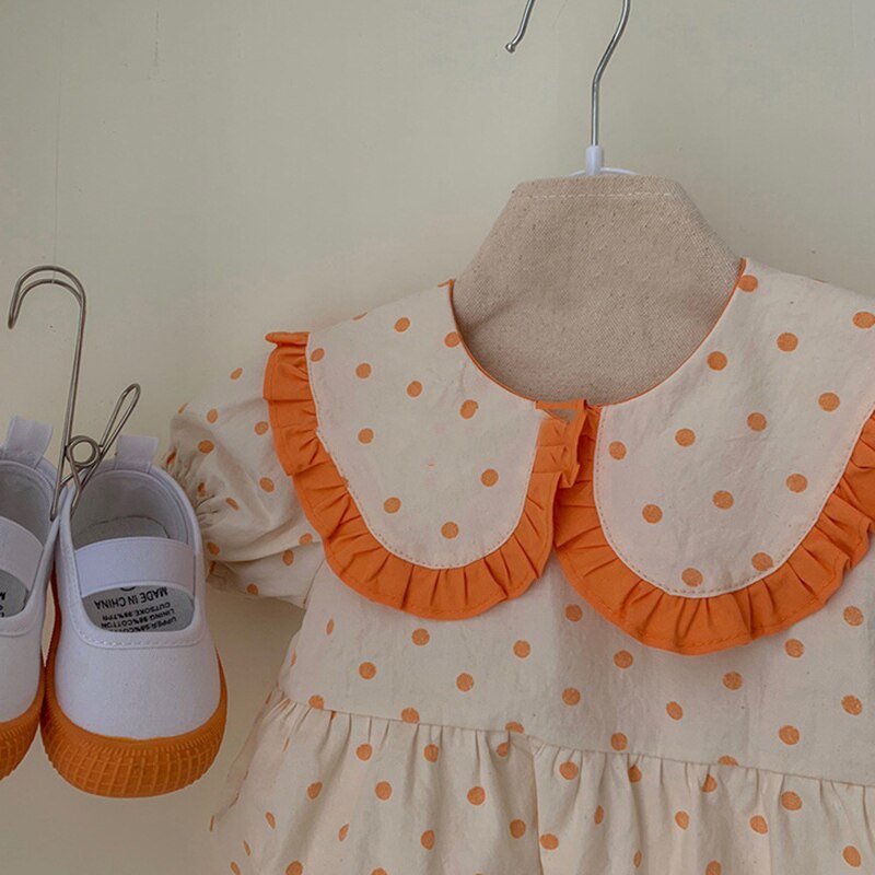 MILANCEL Baby kleidung große sisiter und wenig schwester bodys nette große schwester kleid Polka Punkt Kleinkind mädchen bodysuit