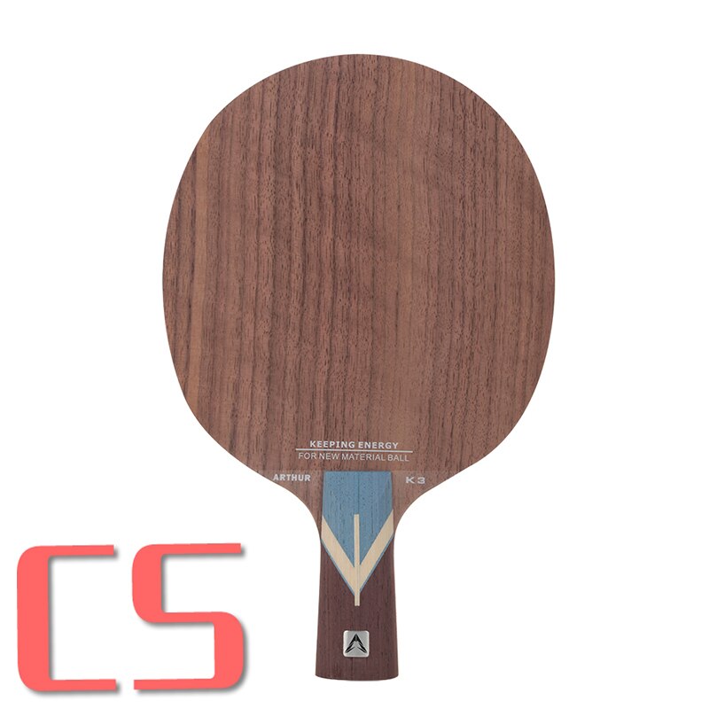LOKI Arthur K3, pala de tenis de mesa ofensiva, 5 capas, madera de nogal, raqueta de Ping Pong, gran área dulce, raqueta de tenis de mesa: CS