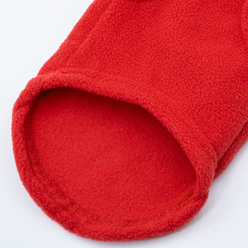 Soft Fleece Dog Clothes for Small Dogs Pull Ring Spring Autumn Winter Warm Pet Pullover French Bulldog Jacket Pug Coats