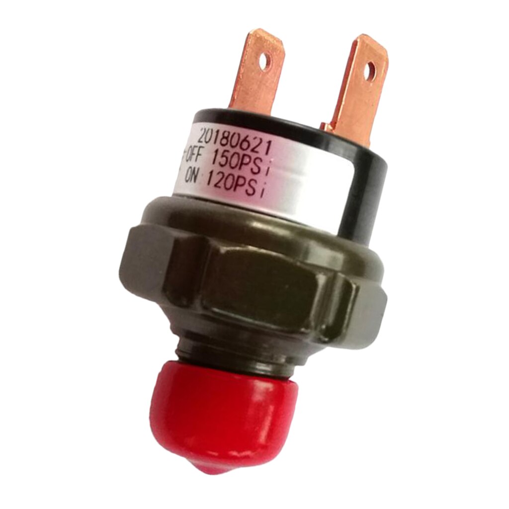 Heavy Duty Air Pressure Control Switch Valve 1/4'' NPT 120-150 PSI for 12V Air Compressor, Air Tool Parts & Accessories