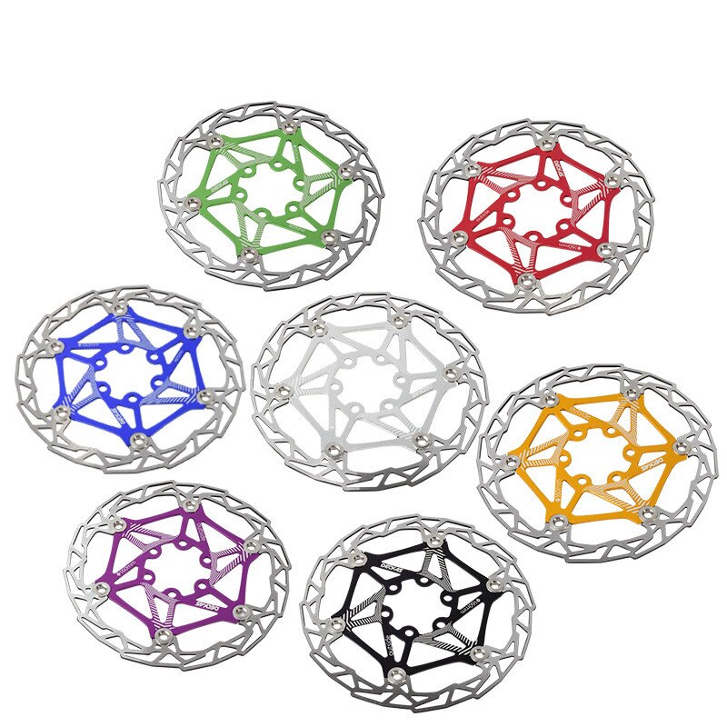 DECKAS MTB Mountain Bike Brake Disc Float Floating Pads 160mm Ultralight Brake Float Cycling Brake Disc Hydraulic 6 Bolt Rotors