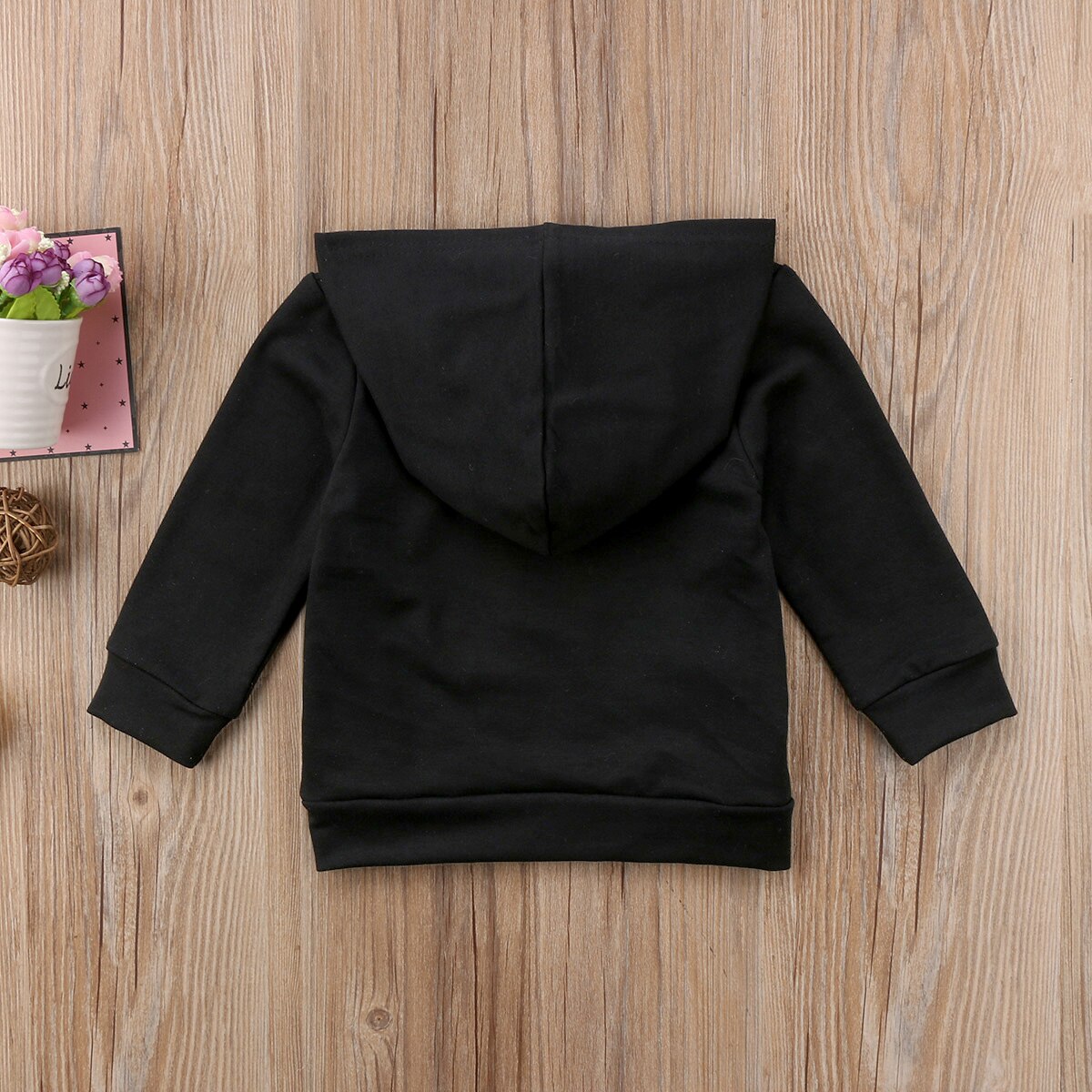 Toddler barn mini boss huvkläder nyfödd pojke flicka tröja hoodie topp kostym outfit 1-6t