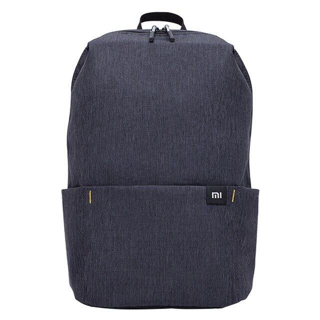 Originele Xiaomi Mini Rugzak Leuke 10L165g Casual Sport Borst Tas Voor Mannen/Vrouwen Kleine Formaat Schoudertas Kleurrijke Tas: Black