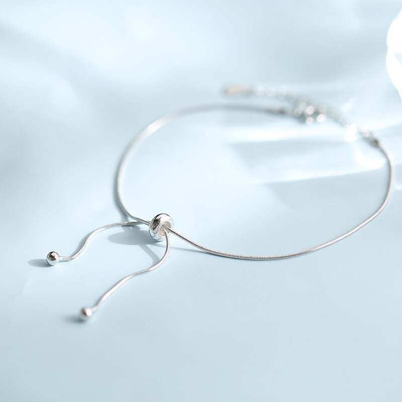 Tobillera de para mujer, joyería ajustable, sencilla, Popular, para de