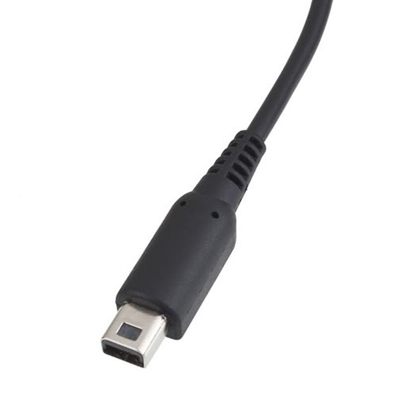 Zwarte 1.2m usb-oplader voor nintendo 3ds dsi en ndsi xl