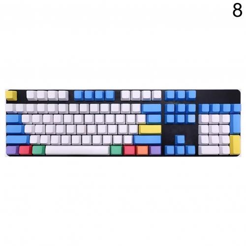 108Pcs Geen Letters Key Cap Set Pbt Lichtdicht Keycaps Voor Mechanische Toetsenbord Vervanging Key Caps Keycap Toetsenborden Accessoires: 8