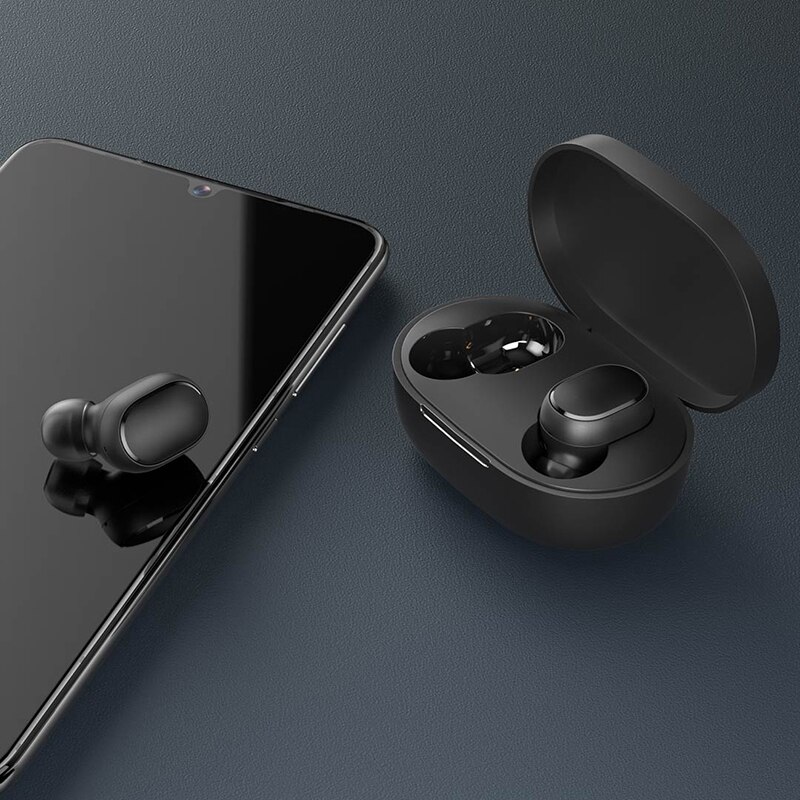 Xiaomi Redmi Airdots 2 Earbuds AI Control Stereo Bass with Mic Handsfree TWS Wireless Bluetooth 5.0 Earphone