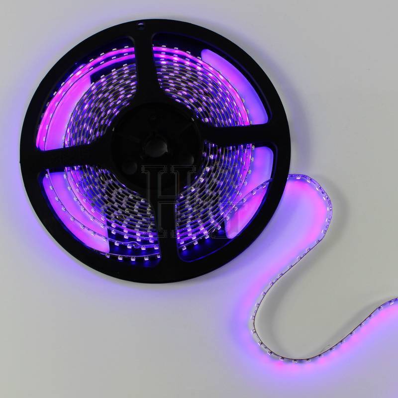 5 m 300 LED 3528 SMD 12 v flexibele licht 60 led/m, LED strip licht, ultra Voilet kleur, UV strip licht