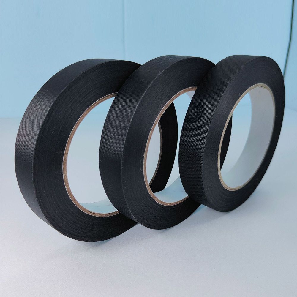 50M/Roll Nylon Reinforced Tape 5/10/20/40mm Width Black Single-sided Self-adhesive Tape For Shoe Handbag Oxford Cloth Tape