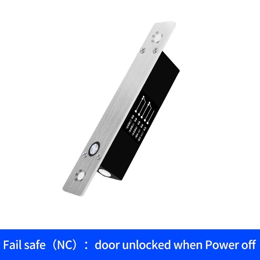Elektrisch Slot - 120x18x23mm - Vertragingstimer - Feedback Signaal - DC 12V Aluminiumlegering: Wit