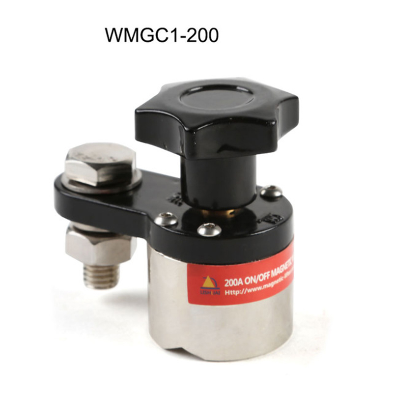 Lassen Magneten Op/Off Magnetische Lassen Ground Clamp Zeldzame Aarde Schakelbare Magneet Lassen Houder Lassen Tool 200A