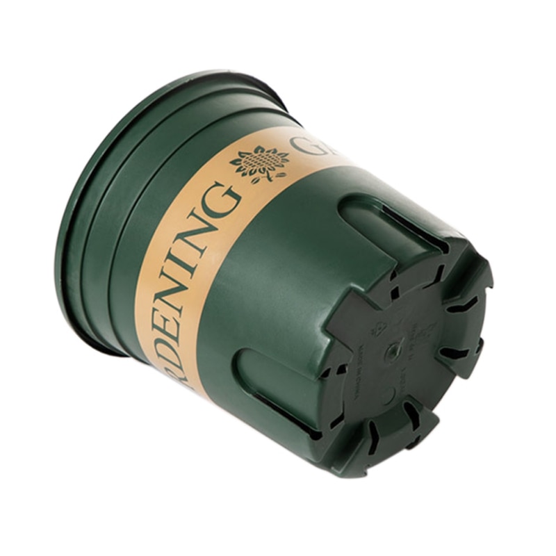 Flower Pots Chunky Root-Controlled Potted Round Rose Black Planting Seedling Thickening Flower Plastic Gallon Pot Bottom Plate