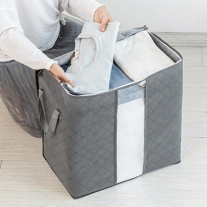 Thuis Opslag Opvouwbare Tas Waterdichte Oxford Stof Beddengoed Kussens Quilt Opbergtas Kleding Opbergtas Organizer