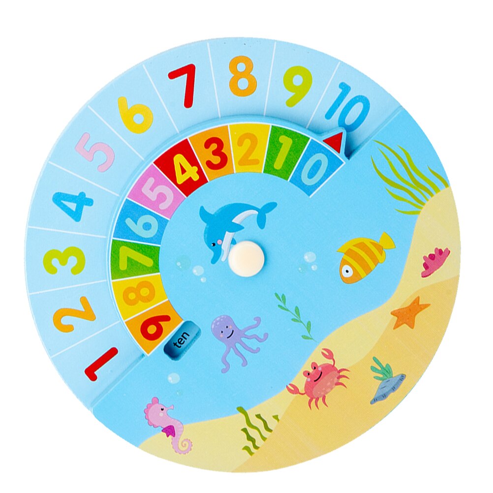 Kids Decomposition Ruler Wooden Addition Ruler Portable Subtraction Ruler