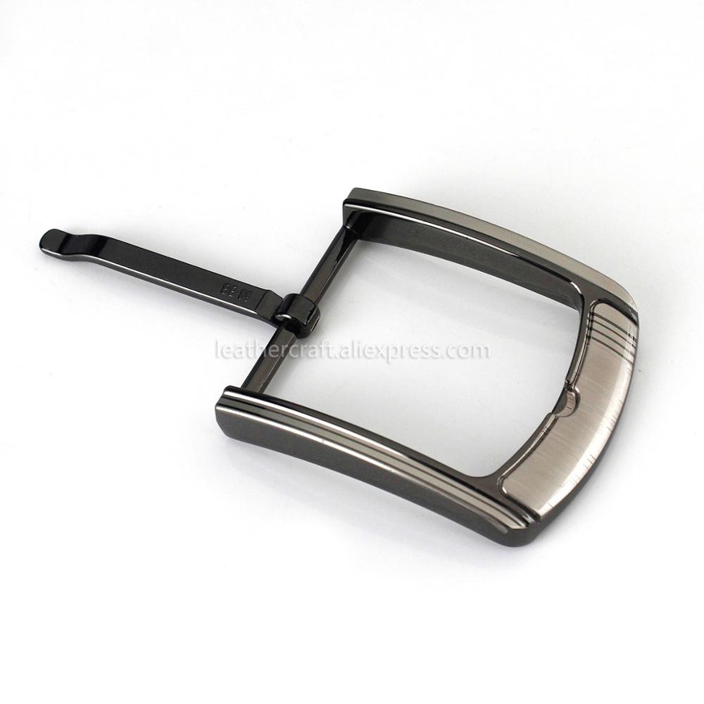 Hebilla de Metal de 40mm para cinturón de medio centro, hebilla de media barra, brida de cinturón de cuero, accesorios de cinturón de arnés Halter aptos para 37mm-39mm 1 Uds.